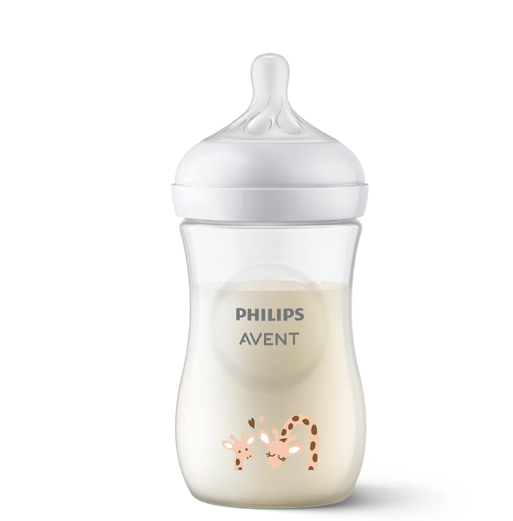 AVENT - Mπιμπερό Natural Response 1m+ Kαμηλοπάρδαλη SCY903/66 260ml