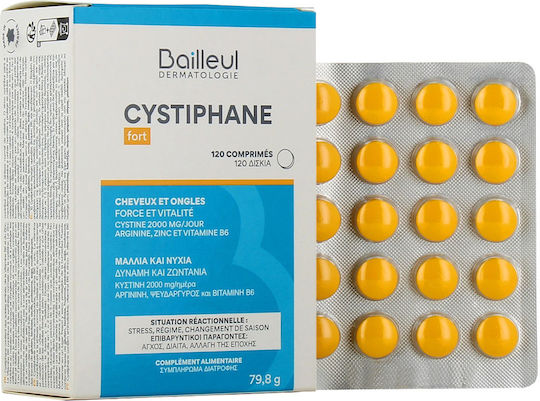 BAILLEUL - Cystiphane Fort Συμπλήρωμα Διατροφής για Δυνατά Μαλλιά & Νύχια 120tabs
