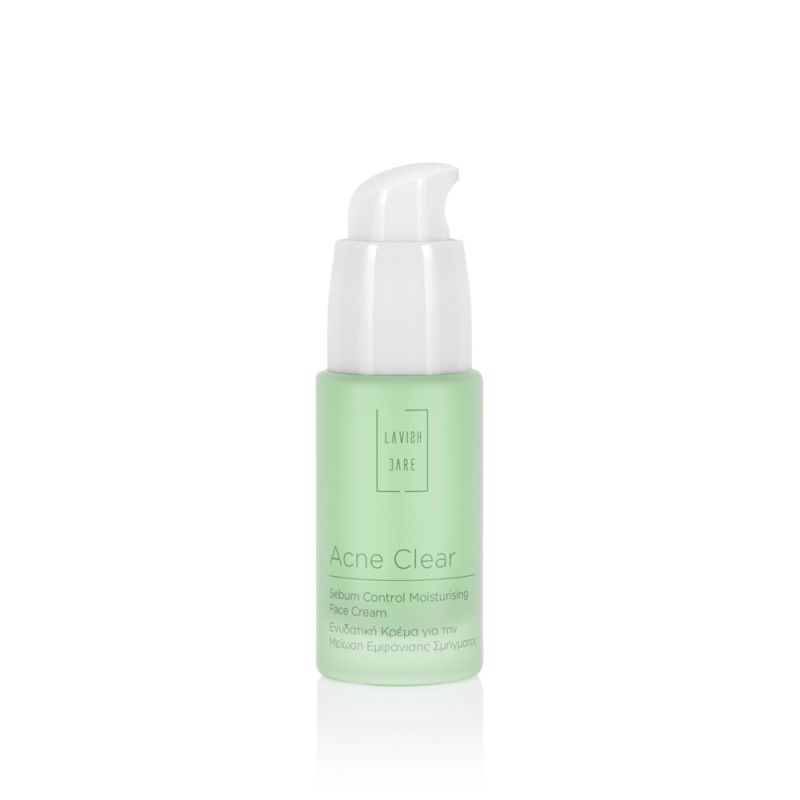 LAVISH CARE - Acne Clear Sebum Control Moisturizing Face Cream Ενυδατική Κρέμα για Μείωση Εμφάνισης Σμήγματος 30ml