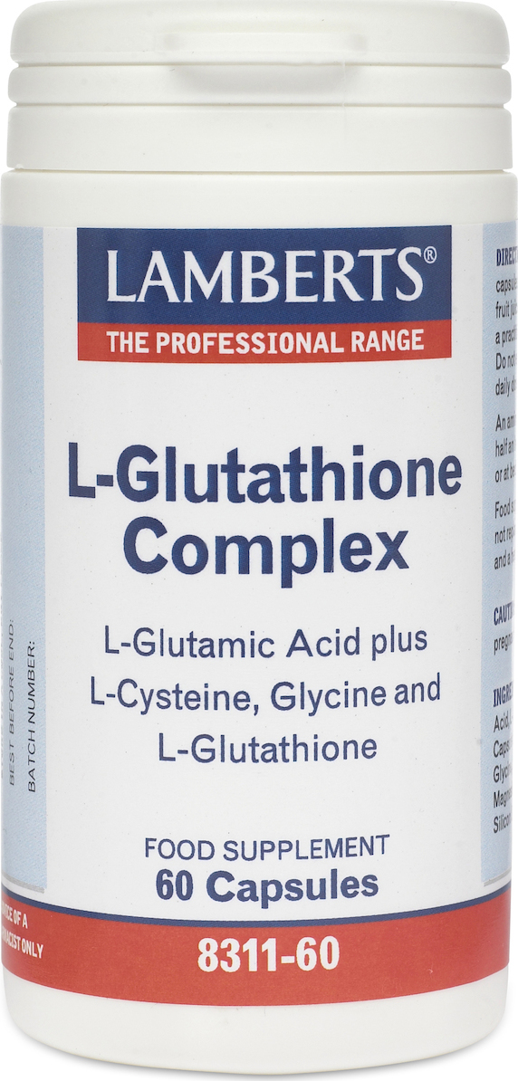 LAMBERTS L-GLUTATHIONE COMPLEX, 60 caps Το μεγάλο φαρμακείο της Καλλιθέας
