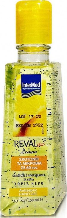 INTERMED - Reval plus Lemon Antiseptic Hand Gel 100 ml