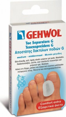 GEHWOL - Toe Separator G Small Αποστάτης δακτύλων ποδιού τύπου G Μικρού μεγέθους, 3τμχ