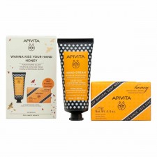 APIVITA - Promo Wanna Kiss Your Hand Honey Κρέμα Χεριών 50ml & Apivita Σαπούνι με Μέλι 125g