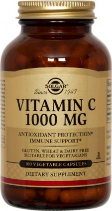 SOLGAR -  Vitamin C 1000mg 100 Φυτικές Κάψουλες