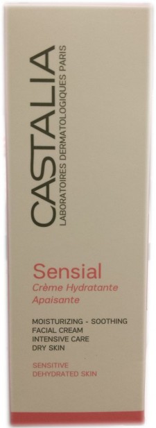 CASTALIA - Sensial Creme Hydratante Apaisante Ενυδατική Καταπραϋντική Κρέμα Προσώπου, για Ξηρές & Ευαίσθητες Επιδερμίδες, 40ml