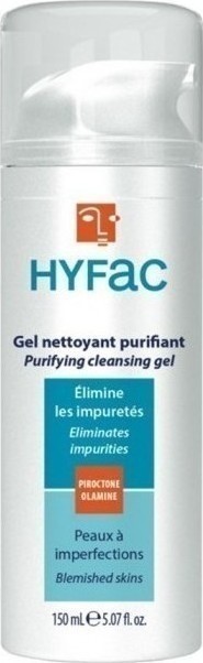 HYFAC- Gel Nettoyant Gel Καθαρισμού για Λιπαρές Επιδερμίδες, 150ml