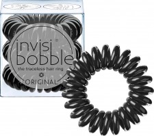 AMBITAS - Invisibobble Original True Black Λαστιχάκια Μαλλιών 3 τμχ