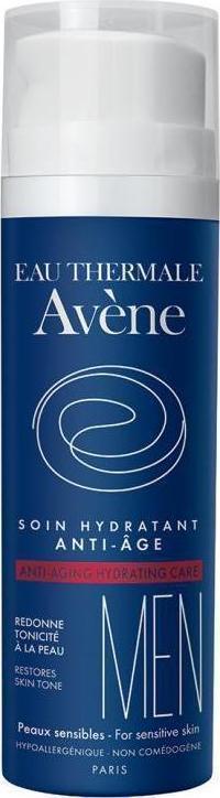 AVENE - Men Soin Hydratant Anti - Age Αντιγηραντική Ενυδατική Φροντίδα για τον Άνδρα, για την Επιτάχυνση της Ελαστικότητας του Δέρματος & την πρόληψη του Οξειδωτικού Στρες, 50 ml