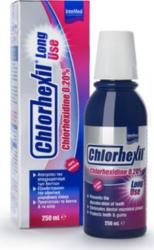 INTERMED - Chlorhexil Long Use Στοματικό Διάλυμα Χλωρεξιδίνης 0,20% 250ml.