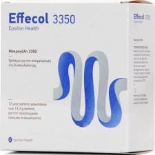 EPSILON HEALTH - Effecol 3350 για Αντιμετώπιση της Δυσκοιλιότητας, 12 φακελίσκοι