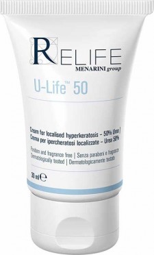 MENARINI - ReLife U-Life 50 Cream Κρέμα για Εντοπισμένες Υπερκερατώσεις με Ουρία 50%  30ml