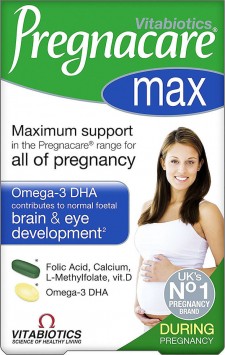 VITABIOTICS - Pregnacare Max Συμπλήρωμα για τη Μέγιστη Διατροφική Υποστήριξη των Γυναικών κατά την Περίοδο της Εγκυμοσύνης, 56 tabs + 28 caps