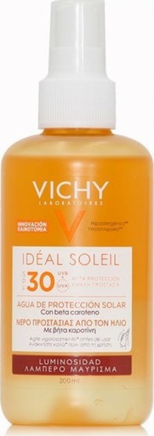 VICHY - Ideal Soleil Enhanced Tan Protective Solar Water SPF30 Νερό Προστασίας Για Τον Ήλιο  200ml