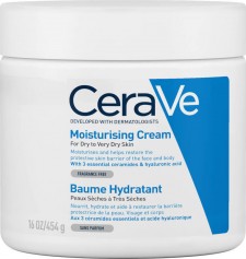 CERAVE - Moisturising Cream for Dry to Very Dry Skin Ενυδατική Κρέμα για Ξηρό έως Πολύ Ξηρό Δέρμα 454gr