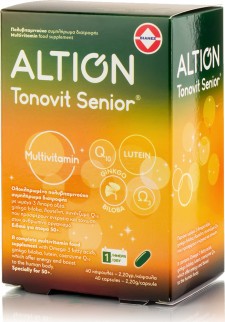 ALTION - Tonovit Senior - Πολυβιταμινούχο Συμπλήρωμα Διατροφής, 40 Κάψουλες