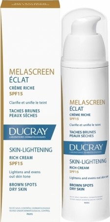 DUCRAY - Melascreen Eclat Creme Legere SPF15 - Κρέμα Κατά Των Πανάδων Ελαφριάς Υφής 40ml