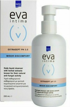 INTERMED - EVA Intima Extrasept PH 3.5 Minor Discomfort Υγρό Καθημερινού Καθαρισμού Ευαίσθητης Περιοχής 250ml