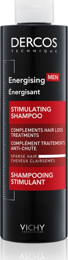 VICHY - Dercos Homme Aminexil Men Stimulating Shampoo Δυναμωτικό Σαμπουάν Κατά Της Τριχόπτωσης Για Άνδρες 200ml