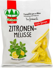 KAISER - Zitronen Melisse Καραμέλες για το Λαιμό με Μελισσόχορτο και 13 Βότανα 60gr
