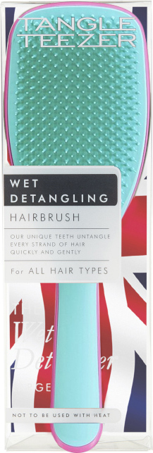 TANGLE TEEZER - The Large Wet Detangler Pink/Turquoise Βούρτσα Για Ευαίσθητα Μαλλιά