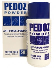 PEDOZ -  Anti Fungal Powder Πούδρα Κατά της Κακοσμίας των Ποδιών 50gr