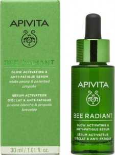 APIVITA - Bee Radiant Ορός Ενεργοποίησης Λάμψης Λευκή Παιώνια & Πατενταρισμένη Πρόπολη 30ml