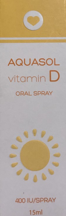 AQUASOL - Vitamin D Oral Spray Συμπλήρωμα Διατροφής Με Βιταμίνη D Σε Μορφή Στοματικού Εκνεφώματος 15ml