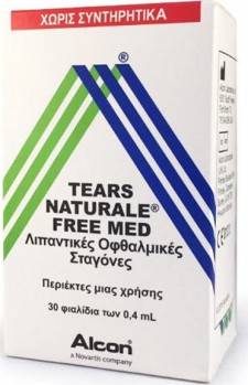 ALCON - Tears Naturale Free Med Οφθαλμικές Σταγόνες Σε Περιέκτες Μιας Χρήσης 30x0.4ml