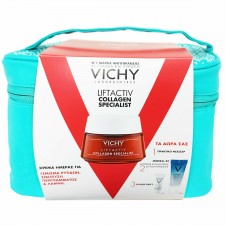 VICHY - Promo Vichy Liftactiv Collagen Specialist Κρέμα Ημέρας Προσώπου 50ml + Mineral 89 Booster 10ml + Uv Age Daily 3ml