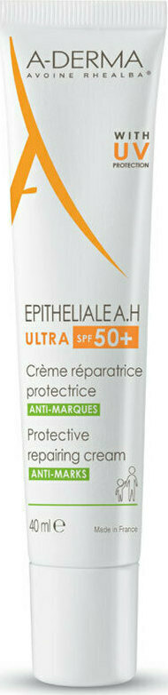 A-DERMA - Epitheliale A.H Ulta Spf 50 + Cream SPF50 Προστατευτική Επανορθωτική Κρέμα Κατά των Σημαδιών 40ml