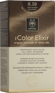 APIVITA - My Color Elixir N8.38 Ξανθό Ανοιχτό - Μελί Περλέ 125ml