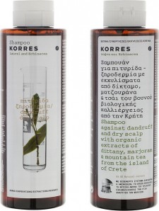KORRES - ​Σαμπουάν για πιτυρίδα - ξηροδερμία, με Δάφνη & Echinacea 1+1 Δώρο 2 x 250ml ​
