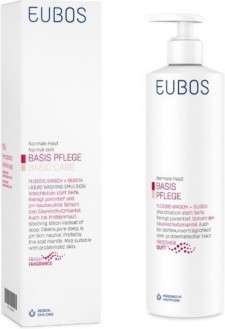 EUBOS - Liquid Red Washing Emulsion - Υγρό Καθαρισμού Προσώπου Σώματος 400ml