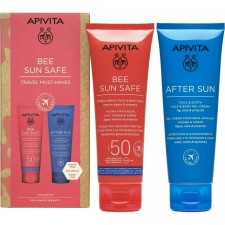 APIVITA - Promo Bee Sun Safe Αντηλιακό Ενυδατικό Spray Ελαφριάς Υφής Πρόσωπο και Σώμα SPF50+ 200ml & Δώρο After Sun 100ml