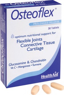 HEALTH AID - Osteoflex Prolonged Release Συμπλήρωμα Διατροφής Βραδείας Αποδέσμευσης με Γλυκοζαμίνη & Χονδροϊτίνη για Υγιείς Αρθρώσεις blister 30 Ταμπλέτες