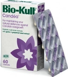 BIO-KULT - Candea Με 7 Στελέχη Προβιοτικών, Εκχύλισμα Σκόρδου και Σπόρους Γκρέιπφρουτ, 60 caps