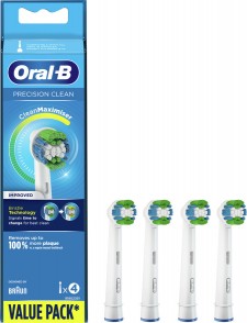 ORAL-B - Precision Clean Ανταλλακτικές Κεφαλές για Ηλεκτρική Οδοντόβουρτσα, 4 τμχ