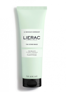 LIERAC - The Scrub Mask with Prebiotics Complex 2 σε 1 Μάσκα Απολέπισης Προσώπου για Καθαρισμό, Λείανση & Λάμψη 75ml