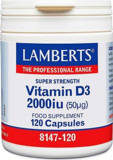 LAMBERTS - Vitamin D3 2000iu 120 Caps