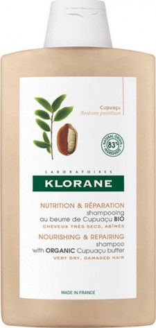 KLORANE -  Nourishing Repairing Cupuacu Σαμπουάν Θρέψης & Επανόρθωσης Για Ξηρά Μαλλιά Με Βούτυρο Cupuacu 400ml