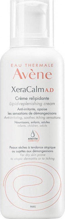 AVENE - XeraCalm A.D. Creme Κρέμα Για Αναπλήρωση Των Λιπιδίων Με Αντί-ερεθιστική Δράση, 400ml
