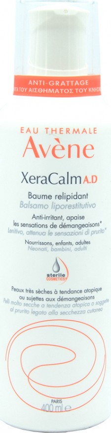 AVENE - Xeracalm A.D Relipidant Baume Για Αναπλήρωση Των Λιπιδίων 400ml