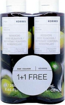 KORRES - Body Cleanser Citrus & Agrumes Αφρόλουτρο Σώματος Κίτρο 2x250ml