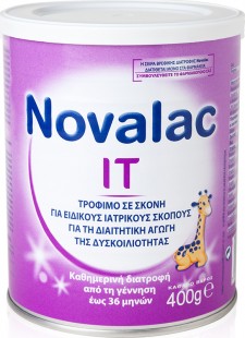 NOVALAC - IT έως 36m+ Γάλα Σε Σκόνη Για Την Αντιμετώπιση Της Δυσκοιλιότητας 400gr
