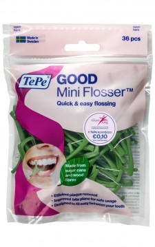 TEPE - Good Mini Flosser, Οδοντικό Νήμα για Αποτελεσματικό Καθαρισμό Ανάμεσα στα Δόντια 36τμχ