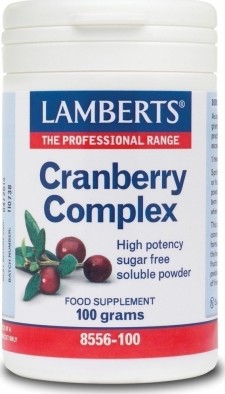 LAMBERTS - Cranberry Complex, Powder, Συμπλήρωμα Διατροφής Για Την Υγεία Ουροποιητικού Συστήματος 100gr
