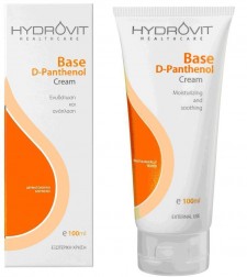 HYDROVIT - Base D-Panthenol Cream - Κρέμα Για Ενυδάτωση & Ανάπλαση 100ml