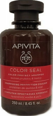 APIVITA - Color Seal Protect Shampoo with Quinoa Proteins & Honey Σαμπουάν Προστασίας Χρώματος 250ml