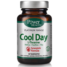 POWER HEALTH - Platinum Cool Day Συμπλήρωμα Διατροφής για τον Έλεγχο της Διάθεσης 30 Ταμπλέτες