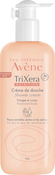 AVENE - TriXera Nutrition Creme de douche Κρεμώδες Αφρόλουτρο για Πρόσωπο & Σώμα 500ml